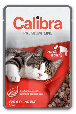 Calibra Cat kapsa Premium Adult Chicken & Beef 100g PRODEJNA