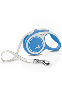 Vodítko FLEXI Comfort New XS pásek 3m/12kg modrá