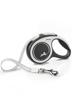 Vodítko FLEXI Comfort New XS pásek 3m/12kg černá