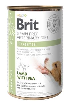 Brit VD Dog GF konz Diabetes 400g