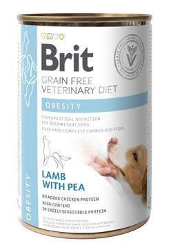 Brit VD Dog GF konz Obesity 400g