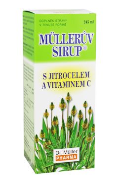 Sirup Jitrocelový 245ml s vit. C / Dr. Muller