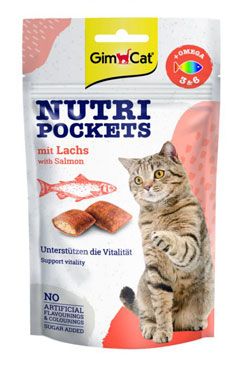 Gimcat Nutri Pockets s lososem 60g