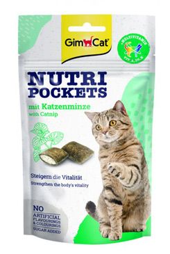 Gimcat Nutri Pockets s catnipem 60 g PRODEJNA