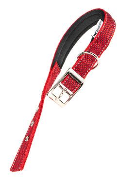 Obojek reflexní DAYTONA DELUXE C25/45 červené FP