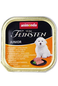 Animonda paštika pes Junior drůbeží a krůtí srdce 150g PRODEJNA