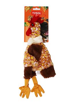 Hračka pes Kohout pískací 32cm Skinneeez