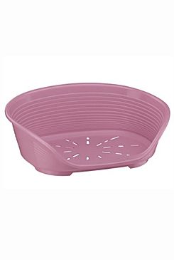 Pelech plast SIESTA DLX 2 růžový 49x36x17,5cm FP