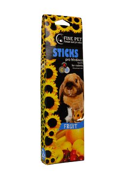 FINE PET Tyčinka Hlodavec ovoce 2ks/110g PRODEJNA