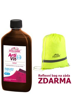 VITAR Veterinae ArtiVit Sirup 500ml+reflex batůžek ZDARMA PRODEJNA expirace 2023/11