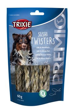 Trixie Premio SUSHI TWISTERS rybí copánky 60g TR prodejna EXP 2025/02