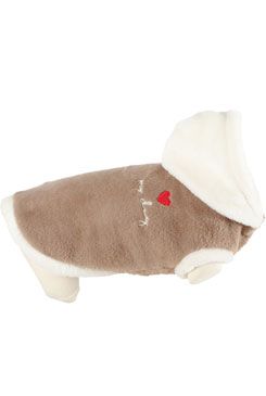 Obleček s kapucí pro psy TEDDY béžový 40cm Zolux