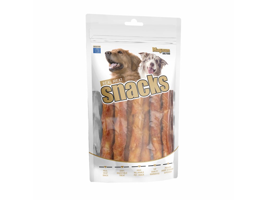 Magnum Chicken roll on Rawhide stick 500g PRODEJNA