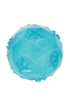Hračka pes BALL TPR POP míček 6cm tyrkysová Zolux