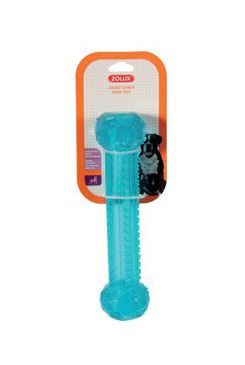 Hračka pes STICK TPR POP kost 25cm tyrkys Zolux prodejna