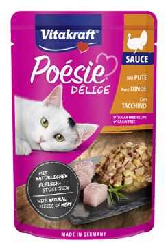 Vitakraft Cat Poésie Délice Sauce kapsa krůtí 85g