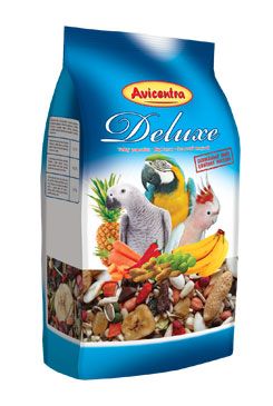Avicentra Deluxe velký papoušek 1kg PRODEJNA