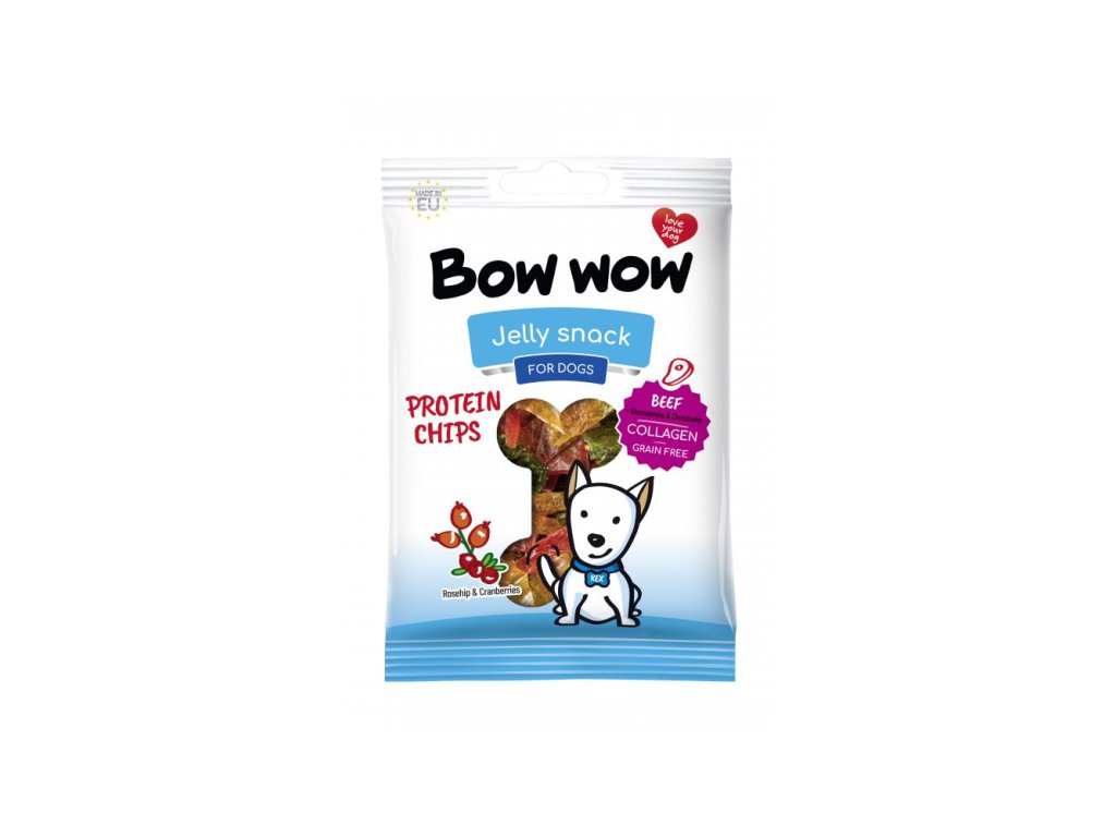 Bow Wow Želatinové chipsy 60g 23ks