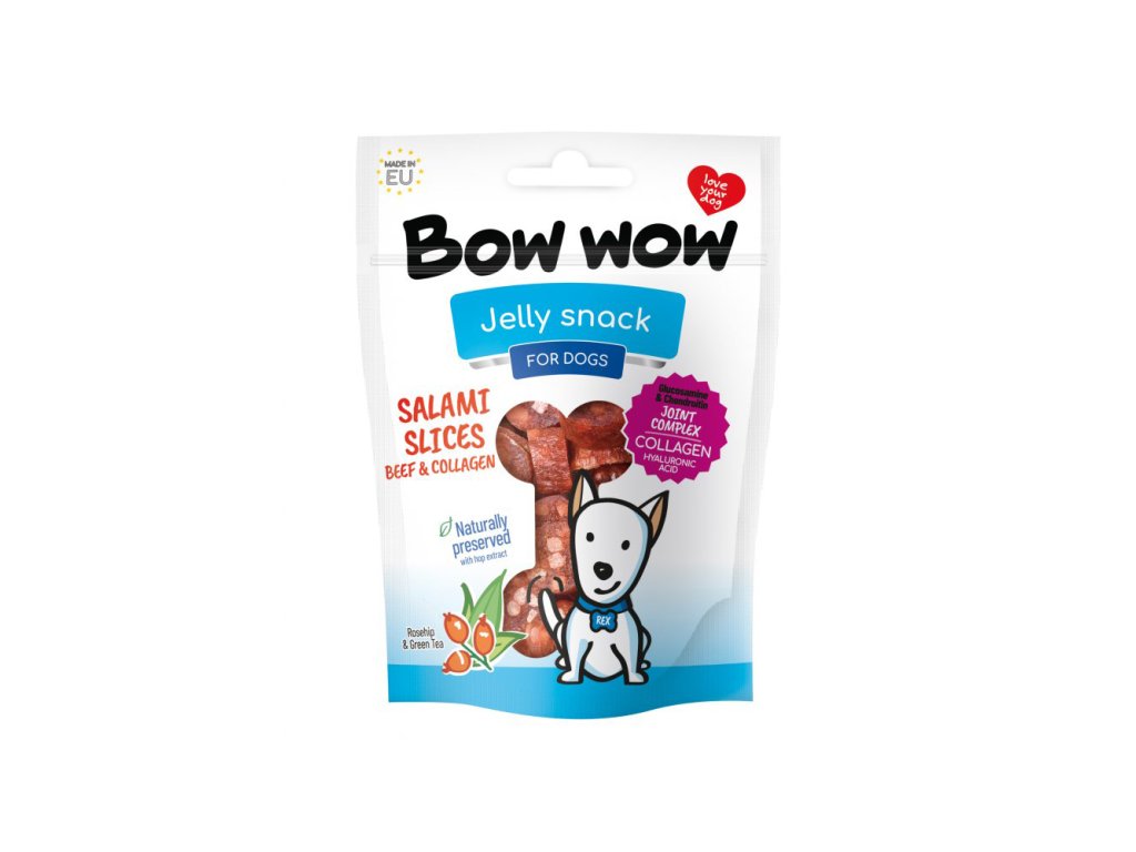 Bow Wow Salámová kolečka 80g (15ks)