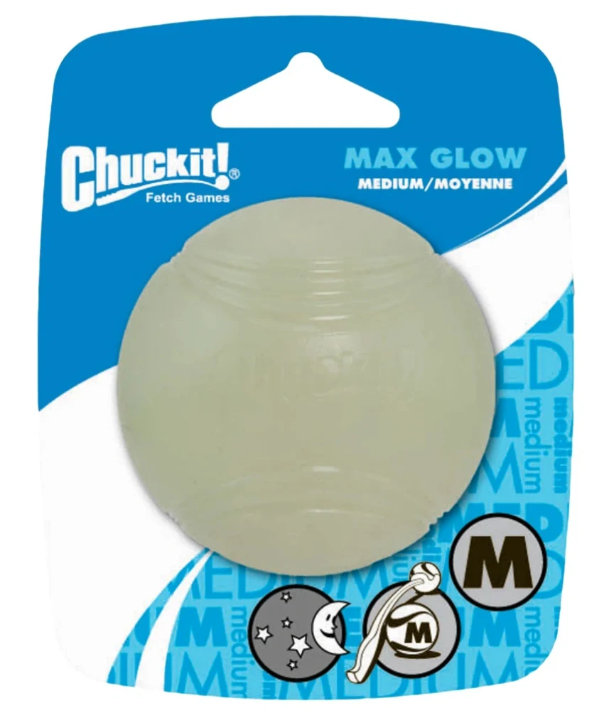 Hračka pes Chuckit Max Glow M 6cm
