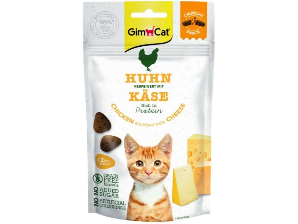 Gimcat Crunchy Snacks kuře se sýrem 50g PRODEJNA