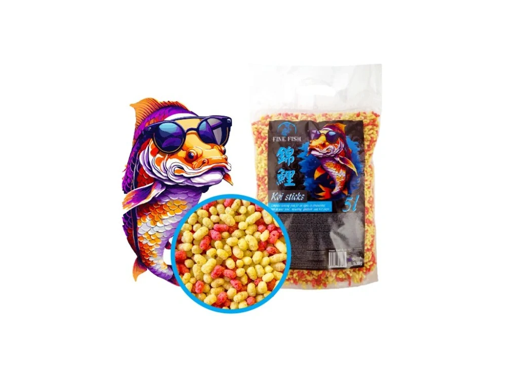 FINE FISH Koi Sticks DUO MIX 5l/600g taška