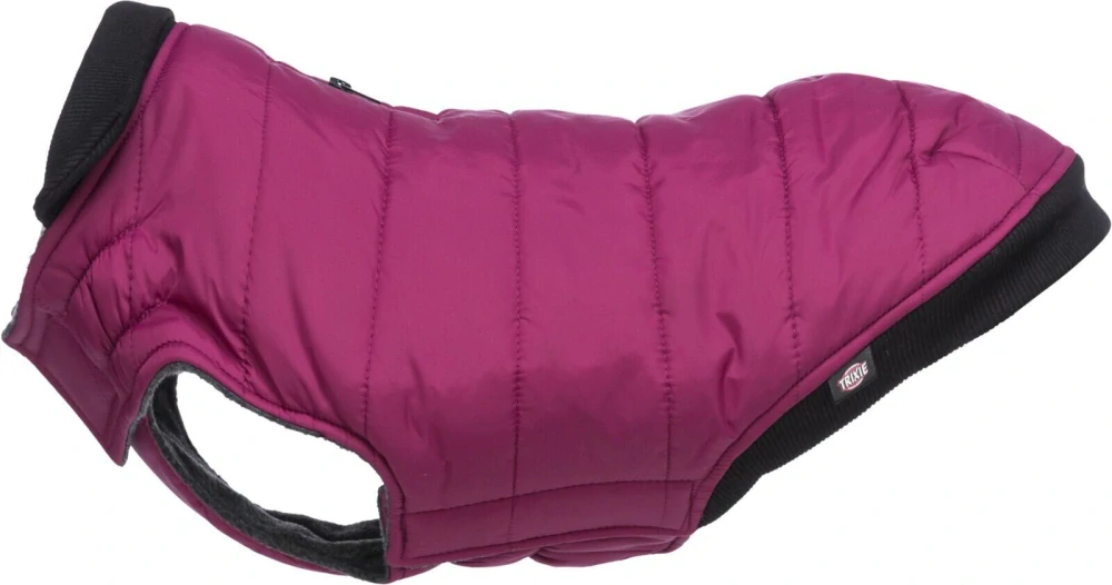 Prošívaná vesta ARLAY, malinová XS:30cm, hruď:42cm, krk:34-38cm PRODEJNA