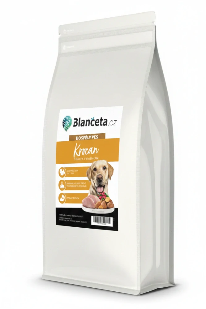 Blančeta - GRAIN FREE dospělý pes Krocan s batáty a brusinkami 2kg