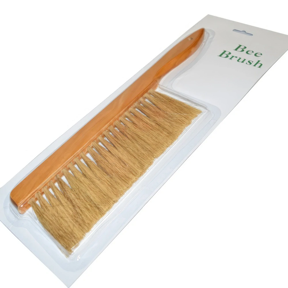 Smetáček s rukojetí - Bee Brush - přírodní - DE