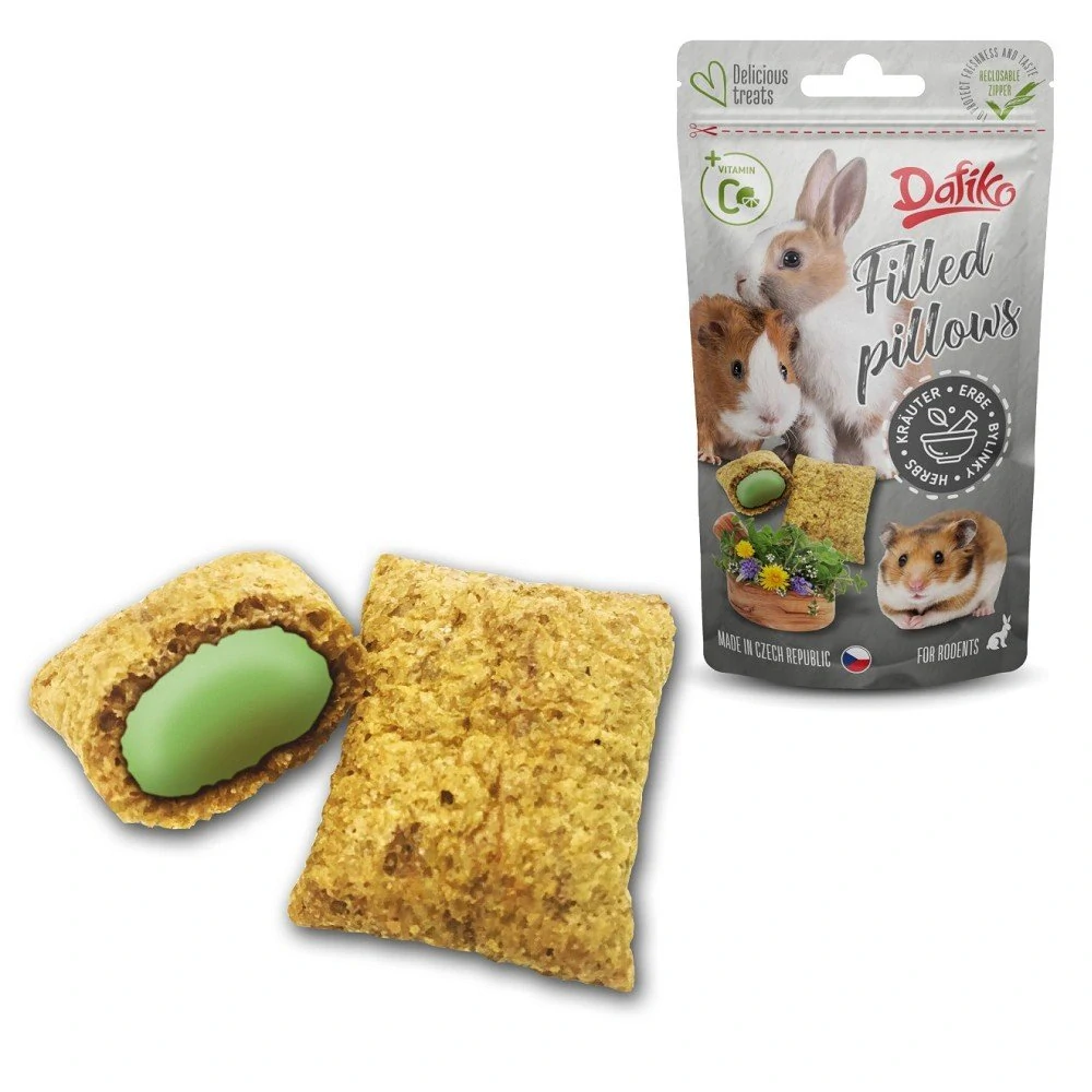 Dafiko plněné polštářky pro hlodavce bylinky 40g