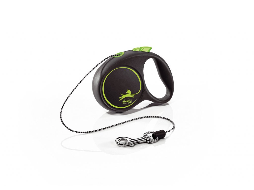 Vodítko Flexi Black Design M 5m (max 20kg) lanko zelené