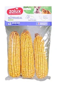 Pochoutka NUTRIMEAL hlodavec Kukuřičný klas 3ks Zolux