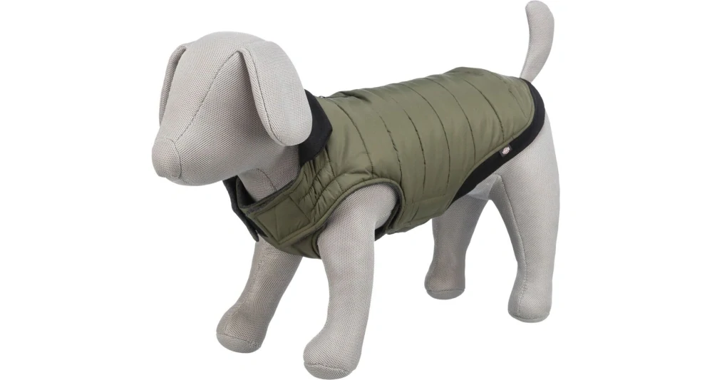 Prošívaná vesta ARLAY, khaki S:40cm, hruď:54cm, krk:42-50cm PRODEJNA
