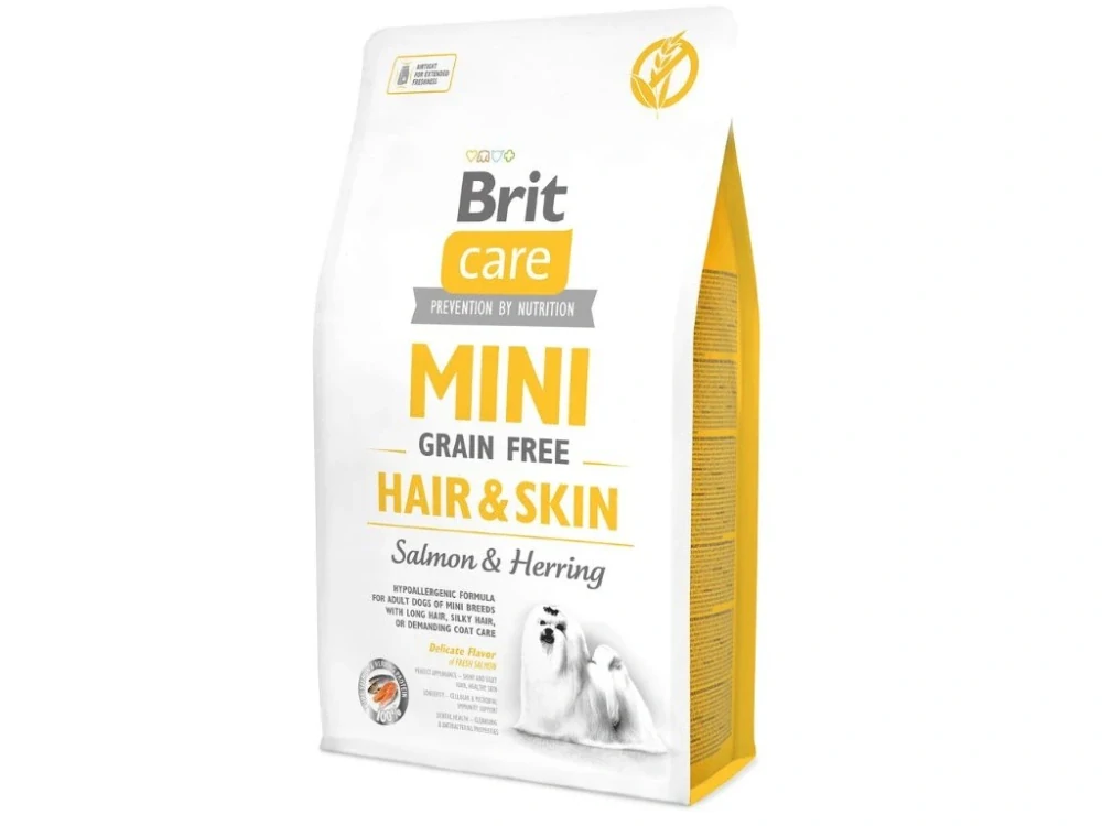 Brit Care MINI Grain Free Hair & skin 2kg PRODEJNA