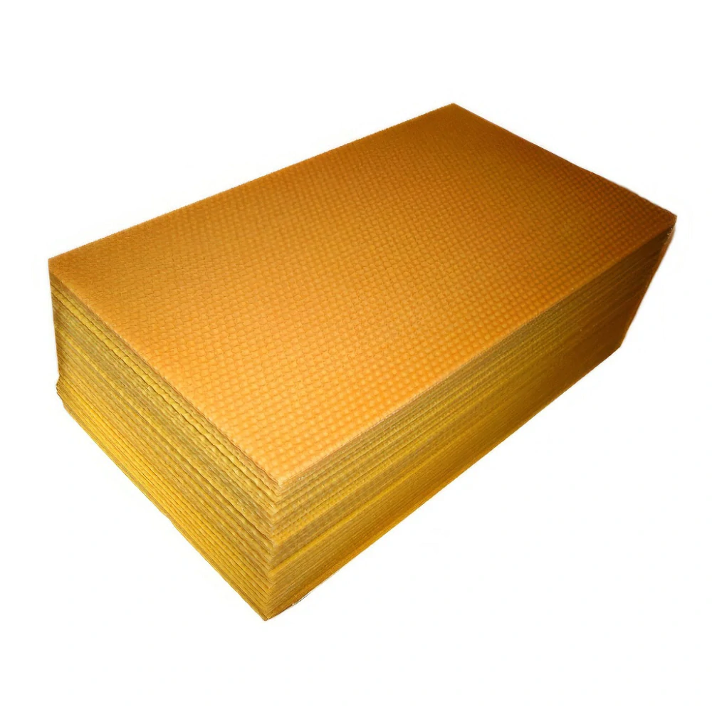 Mezistěny z včelího vosku 39x17 - 370x150 mm