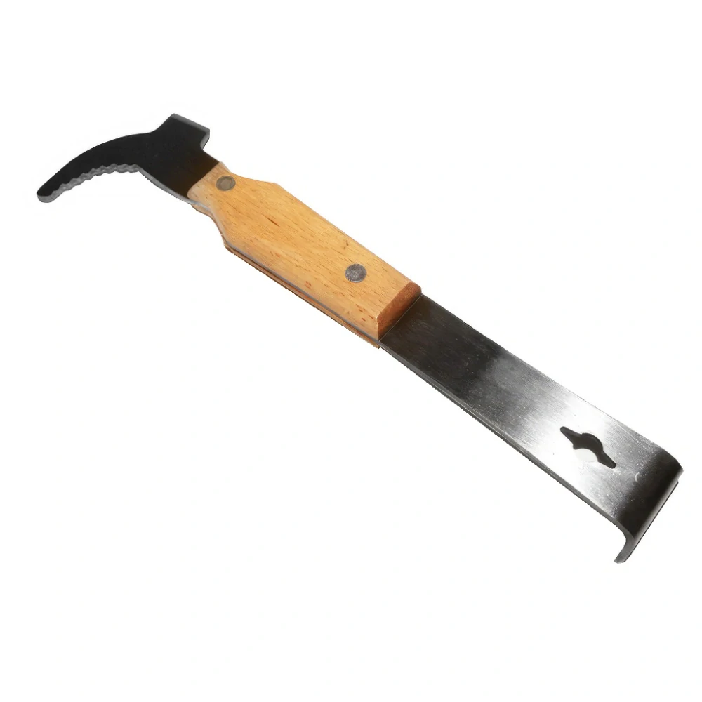 Rozpěrák včelařský Swiss Biene. velký nerez s dřev. drž. 26 cm