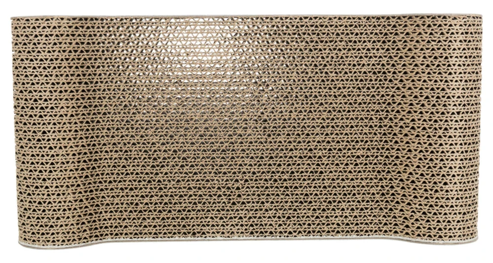 JUNIOR škrabací karton 38 x 6 x 18 cm světle šedý PRODEJNA