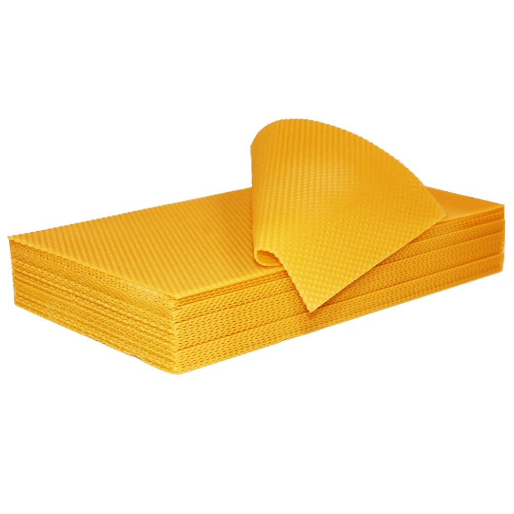 Mezistěny z včelího vosku 37x30 - 350x270 mm