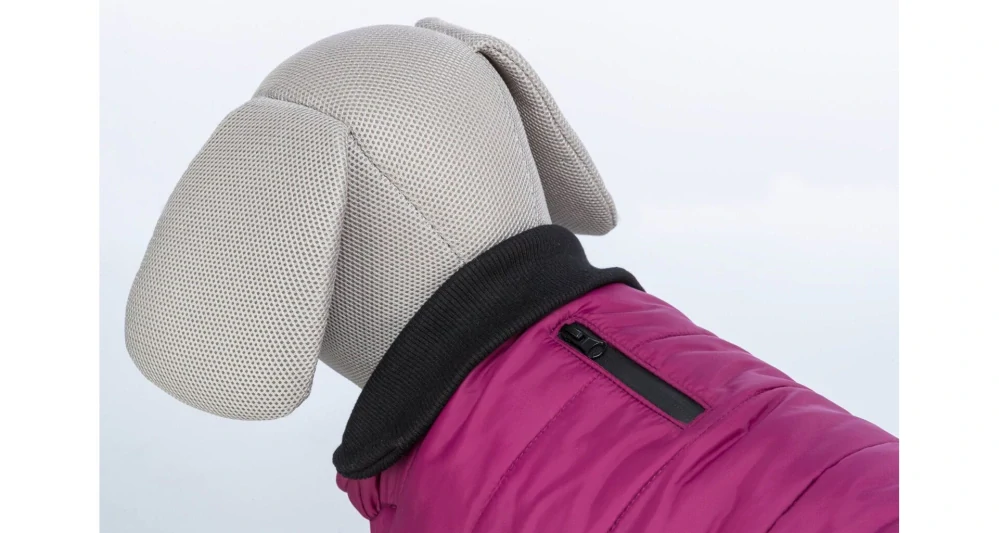 Prošívaná vesta ARLAY, malinová XS:30cm, hruď:42cm, krk:34-38cm PRODEJNA