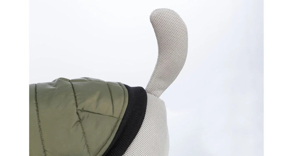 Prošívaná vesta ARLAY, khaki S:40cm, hruď:54cm, krk:42-50cm PRODEJNA