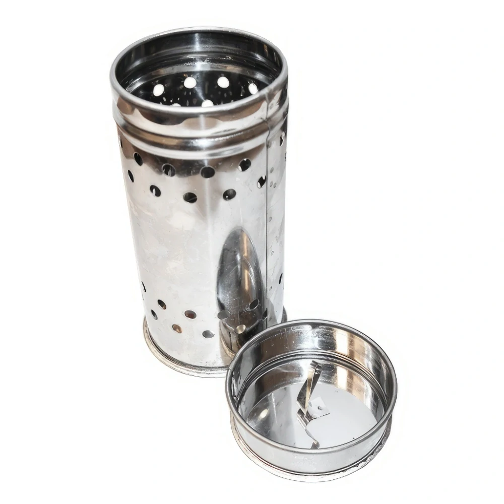Nerezová lampa na vysiřování pro sirné knoty