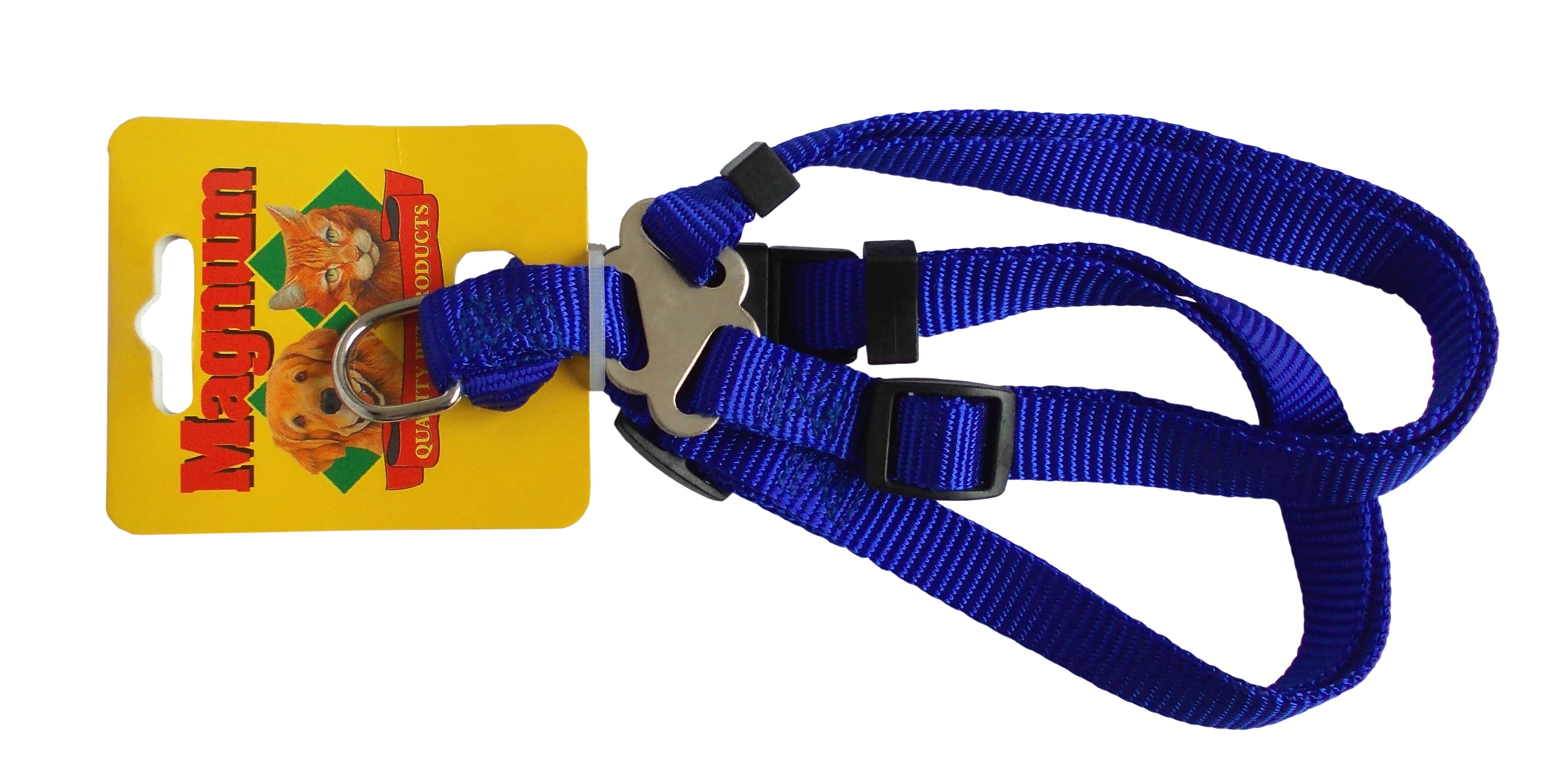 Postroj nylon pes, kočka 20mm x 35-50cm AKCE