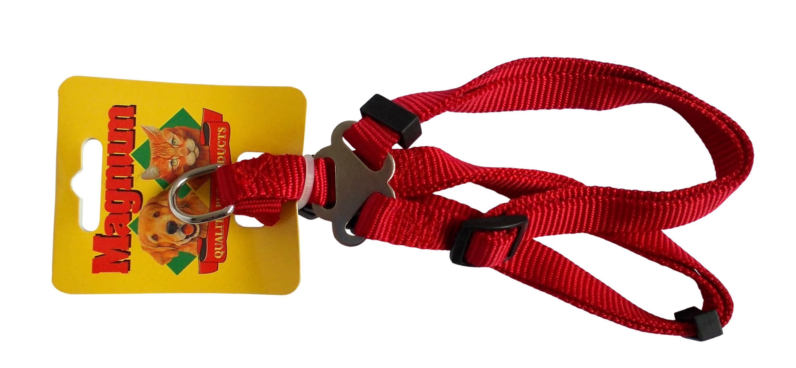 Postroj nylon pes, kočka 20mm x 35-50cm AKCE
