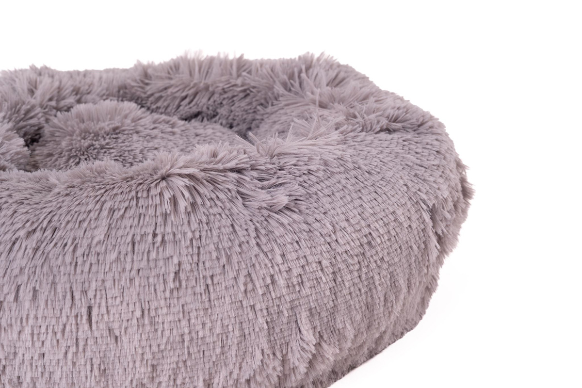 Magnum Donut Fluffy ŠEDÝ průměr 80