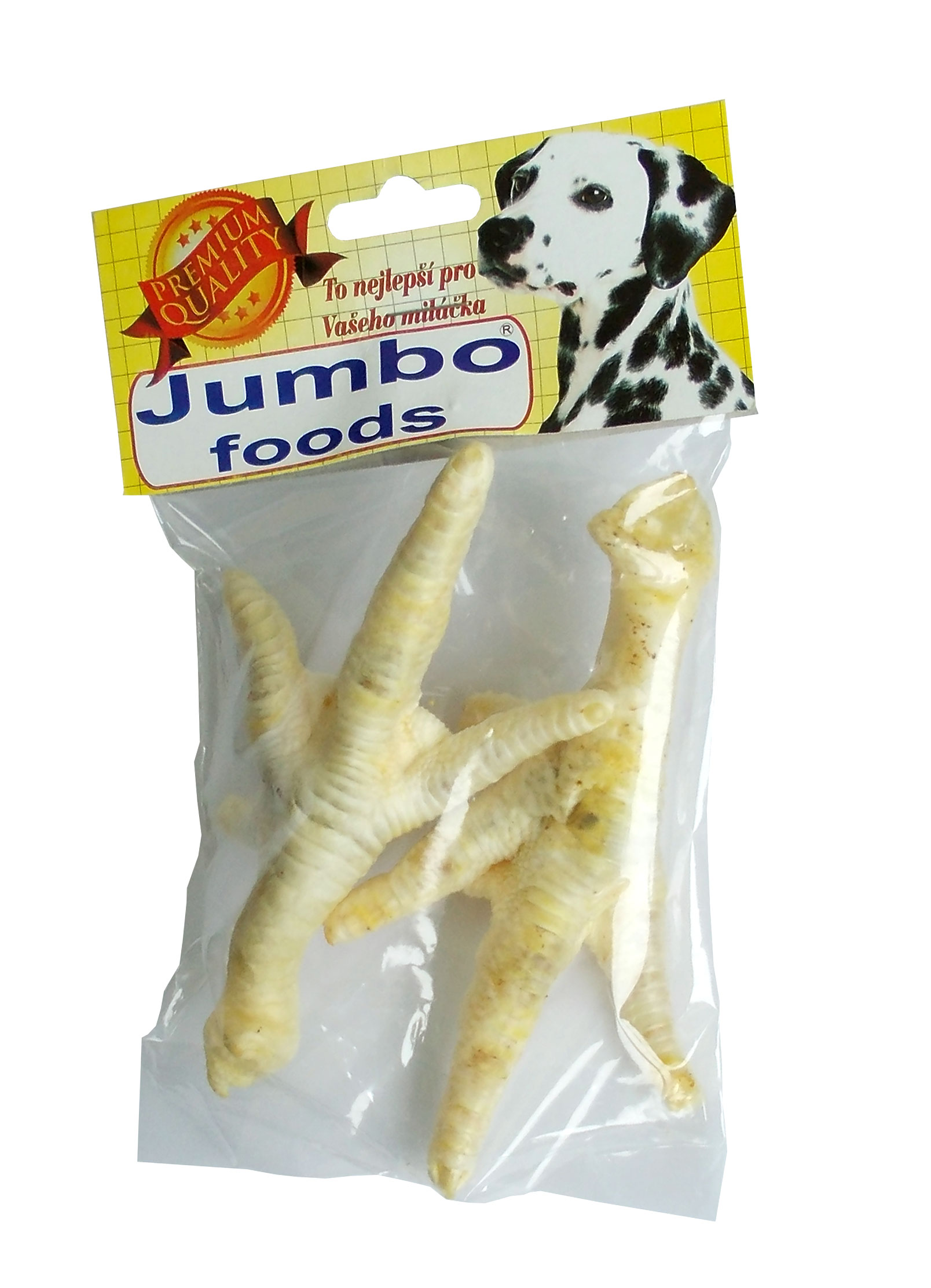 JUMBO Kuřecí pařát bílý (2ks)