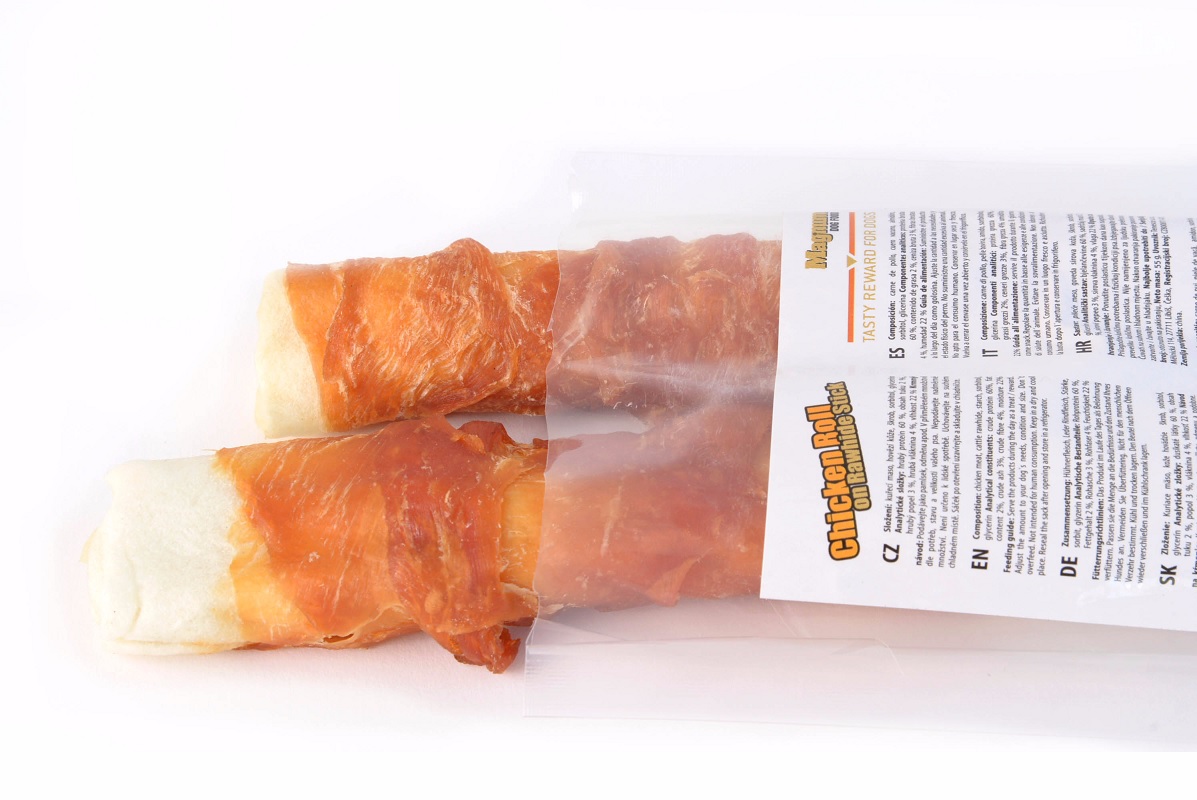 Magnum Chicken Roll on Rawhide stick 10" 170g 2ks