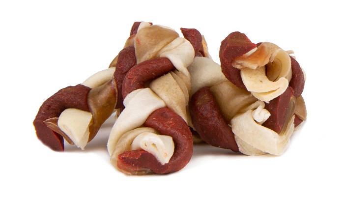 Magnum Rawhide Small braid 2,5" 6,5cm 40ks RED