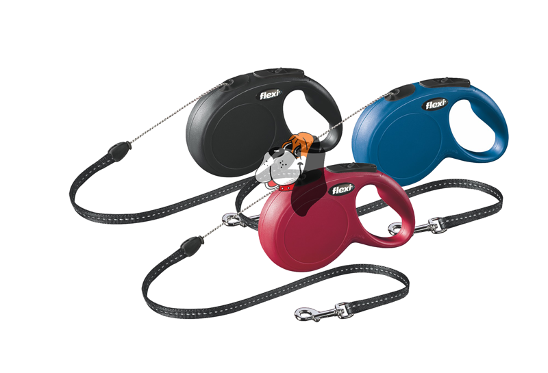 Vodítko Flexi Classic S 8m (max 12kg) lanko černá