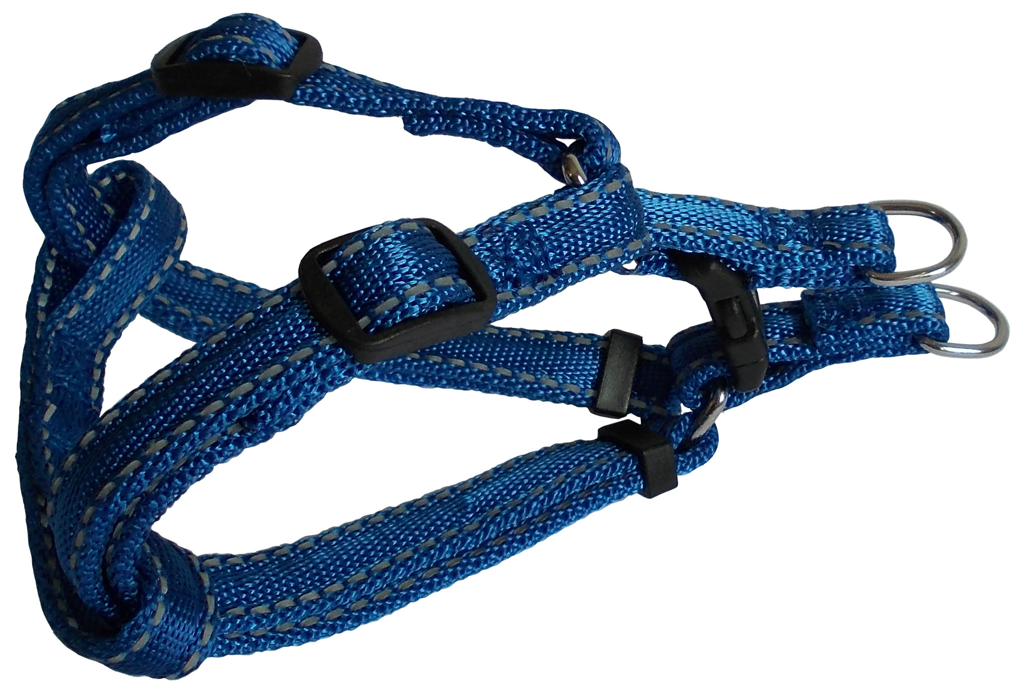 Postroj na psa reflexní 10mm x 19-39cm vyztužený