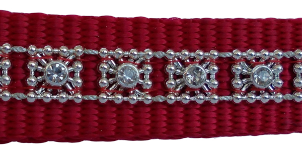 Vodítko nylon + diamond 15mm x 120cm